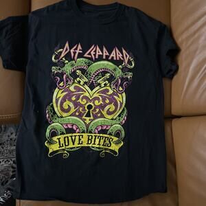 RARE 2013 DEF LEPPARD VIVA! HYSTERIA (LAS VEGAS RESIDENCY) TOUR BABYDOLL SHIRT